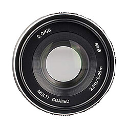 Acheter Meike Optics MK 50mm f2.0 Mise au Point Manuelle de l'objectif pour MFT