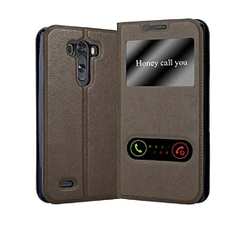 Cadorabo Coque LG G3 Etui en Marron