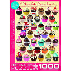 Acheter Eurographics Chocolat Cupcakes Puzzle (1000 pièces)