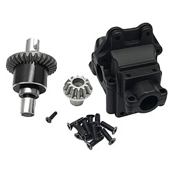 Fit For WLTOYS 144001 1:14 RC Car Gearbox Housing + Differential Gear Black pas cher