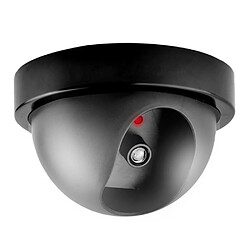 Justgreenbox Caméra de surveillance simulée factice dôme de maison factice avec sécurité de lumière LED rouge flash intérieur extérieur - T6112211957043