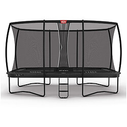 BERG Trampoline Ultim Elite Regular 500 Grey avec Filet de securité Dlx Xl