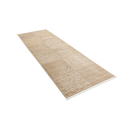 Vidal Tapis de couloir en laine 297x99 brun Darya