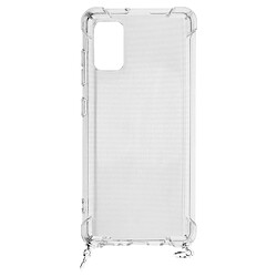 Avizar Coque Galaxy A41 Anneau personnalisable avec bijou/Chaîne - Transparent