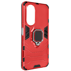 Avizar Coque pour Oppo A98 5G Anneau Support Ring Collection Rouge