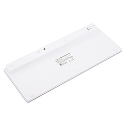 Acheter Wewoo Clavier sans fil QWERTY argent pour Windows / iPad / iPhone BK-3001 Bluetooth sans 78 touches ultra-mince