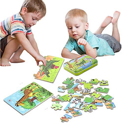 Acheter RedMiter Jouet Puzzle en Bois pour Enfants,une boîte contenant 4 Niveaux de Difficulté Différents, 9 Pièces, 12 Pièces, 15 Pièces, 20 Pièces, Jouet Éducatif Parfait pour Garçons Filles de 2 Ans + (Zèbre)