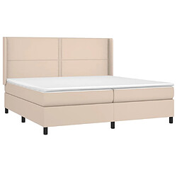 Avis vidaXL Sommier à lattes de lit matelas LED Cappuccino 200x200 cm