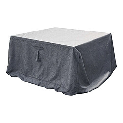 Hesperide Housse de table rectangulaire S - 185 x 125 x 80 cm - Gris foncé