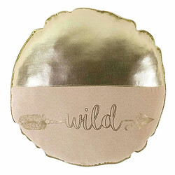 Paris Prix Coussin Déco Rond Wild 40cm Beige