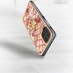 Acheter Avizar Coque Samsung Galaxy A22 et M32 Hybride Bague de Maintien Motif Écaille Rose