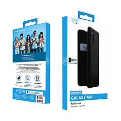 Acheter My Way Myway Étui pour Samsung Galaxy A41 Modèle Folio Case avec Emplacement de Carte Noir