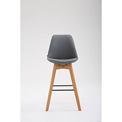 Non Tabouret de bar Metz simili cuir Natura