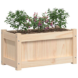 Avis vidaXL Jardinières 2 pcs bois de pin massif