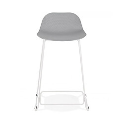 Kokoon Design Tabouret de bar design SLADE MINI GREY 49x53x85 cm