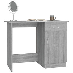 Acheter Maison Chic Bureau,Table de travail pour chambre Sonoma gris 100x50x76 cm Bois d'ingénierie -GKD72094