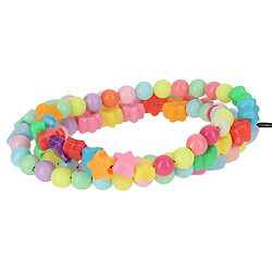 Avizar Bijou Téléphone Bracelet Fleurs et Cœurs 65cm Collection Summer Multicolore