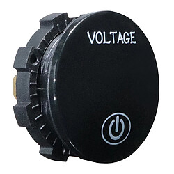 36mm DC5V-48V Étanche Panneau De Jauge De Testeur De Voltmètre LED Pour Voiture RV Orange pas cher