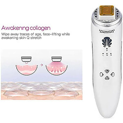 Acheter Chrono Instrument de beauté radiofréquence radiofréquence matrice de points radiofréquence soins de la peau du visage levage raffermissant rides anti-âge masseur facial(Blanc)