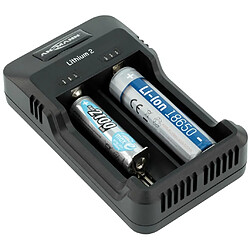 Ansmann Chargeur de piles Lithium 2 Noir 1001-0050 pas cher