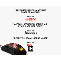 Avis Universal Souris Gaming Original Rival 310 Growling CSGO Souris Gaming | Mouse(Le noir)