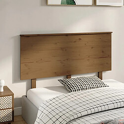 Avis vidaXL Tête de lit Marron miel 139x6x82,5 cm Bois massif de pin