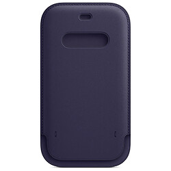 Avis Apple Housse en cuir avec MagSafe pour iPhone 12 12Pro Violet profond