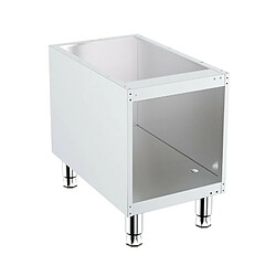 Soubassement Inox sur Pieds - Profondeur 700 - Combisteel - - Inox 400x700x600mm