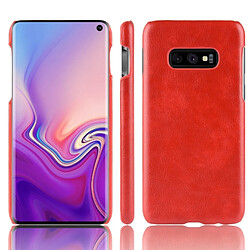 Acheter Wewoo Coque antichoc Litchi Texture PC + PU pour Galaxy S10 Lite (rouge)