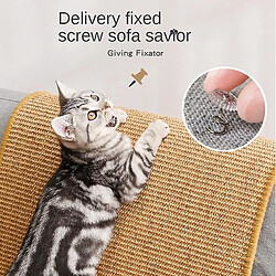 Universal Corde à égratignure pour chat Tableau en sisal Tableau à égratignure pour chat Tête pointue Clouds Grattoirs Arbre pour chat Jouet Chaise Table Canapé Coussin Protecteur pour meubles (longueur 50 * 80cm)