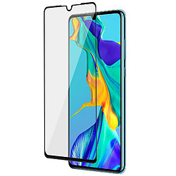 Avizar Film Écran Huawei P30 Verre Trempé 9H Biseauté 3D Transparent Contour noir