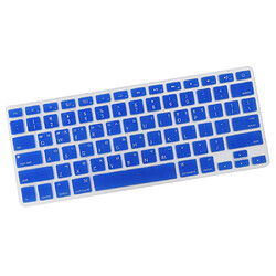 Housse En Cuir Coréenne En Silicone Pour Protection MacBook Pro 13 / 15inch Blue