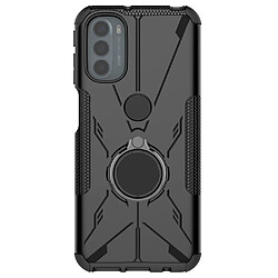 Coque en TPU anti-rayures avec béquille pour votre Motorola Moto G41 4G/G31 4G - noir