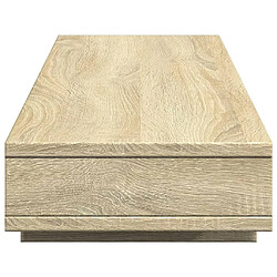 Acheter vidaXL Support de moniteur chêne sonoma 100x27x15 cm bois d'ingénierie