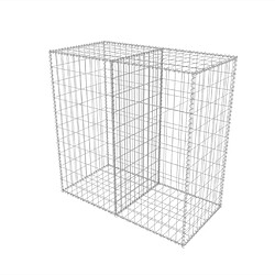 vidaXL Panier de gabion Acier galvanisé 100x50x100 cm