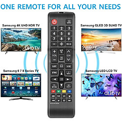 SANAG Samsung Telecommande Universelle Pour Tv Samsung, Telecommande Smart Tv Pour Samsung Tv Telecommande De Remplacement Compatible Avec Tous Les Televiseurs Samsung Tv Led Lcd Et Autres