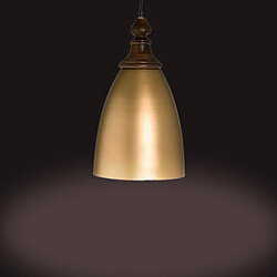 Ixil Lustre en bois et aluminium doré