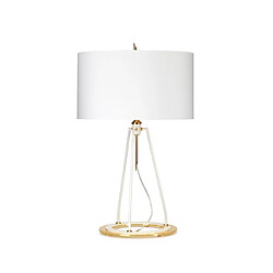 Elstead Lighting Lampe de table Ferrara Or blanc poli