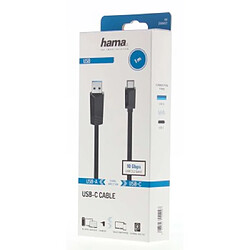 HAMA Câble USB-C, mâle USB-A vers mâle, USB 3.2 Gen2, 10 Gbit/s, 1,00 m