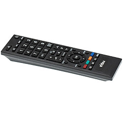 vhbw Télécommande compatible pour Toshiba 19EL833B, 19EL833G, 19SL738B, 19SL738G, 22AV603P, 22AV603PG télévision, TV - télécommande de rechange