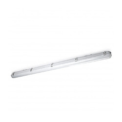 Leds C4 Plafonnier Solid, polycarbonate, gris, 156 cm