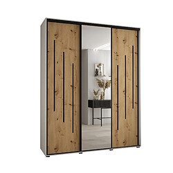 Abiks Meble Armoire DAVOS 9 À Portes Coulissantes 235,2/190/45 3 Portes