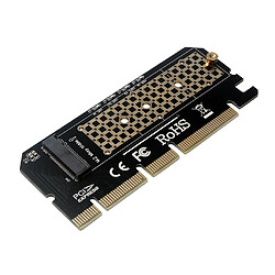 1 Pièce M.2 NVME SSD NGFF Vers PCIE 3.0 X 16 Adaptateur Carte D'interface M-Clé