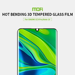 Wewoo Film de verre trempé Pour Xiaomi CC9 Pro / Xiaomi Note10 9H Flexibilité thermique 3D anti-déflagrant plein écran recouvert d'un de Noir