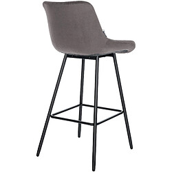 Non Tabouret de bar Weston velours pas cher