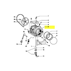 Indesit CUVE ENSEMBLE PLASTIQUE 52 L H=20