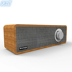 Universal Smalody Nouveau modèle privé portable en bois rétro Bluetooth Home Mini sans fil Audio