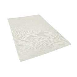 Beliani Tapis blanc en laine 140x200 ELLEK