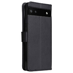 Acheter Htdmobiles Housse pour Google Pixel 6a 5G - etui coque pochette portefeuille + verre trempe - NOIR