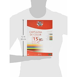 Fixo 11110656-Pack de 15unités, A4, couleur rouge carmin